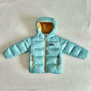 Patagonia Kids' Hi-Loft Down Sweater Hoody Puffer Jacket